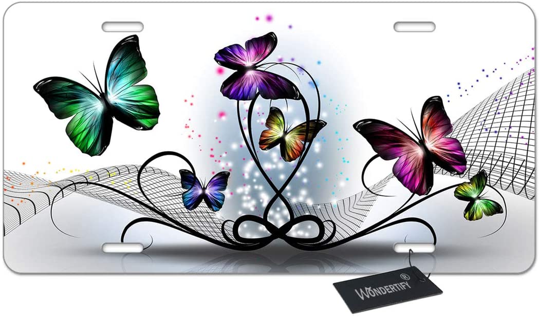 Love Art Floral Animal Hearts Fish Stars License Plate Decorative Novelty Metal Vanity Car Tag for Women Girls Men 4 Holes Aluminum Front Car Tag Plate 12 X 6 Standard Size Love Art Floral Animal Hearts Fish Stars License Plate Decorative Novelty Metal Vanity Car Tag for Women Girls Men 4 Holes Aluminum Front Car Tag Plate 12 X 6 Standard Size